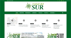 Desktop Screenshot of canaldelsur.cl